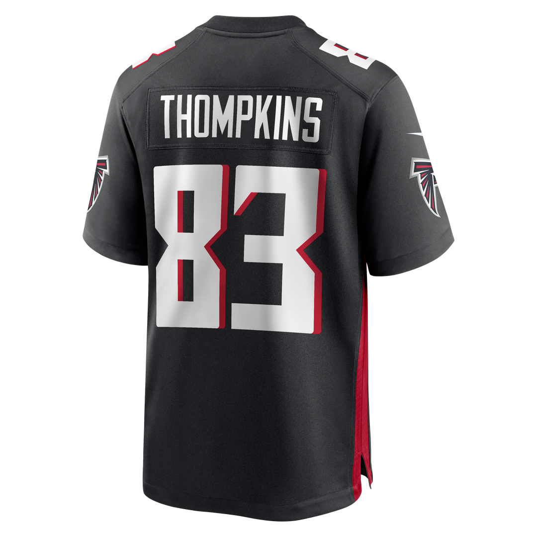 Deven Thompkins Atlanta Falcons Nike Black Team Game Jersey