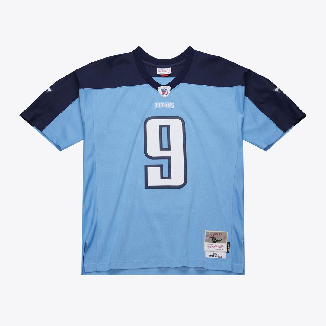Steve McNair Tennessee Titans Mitchell & Ness Light Blue 2003 Legacy Replica Jersey