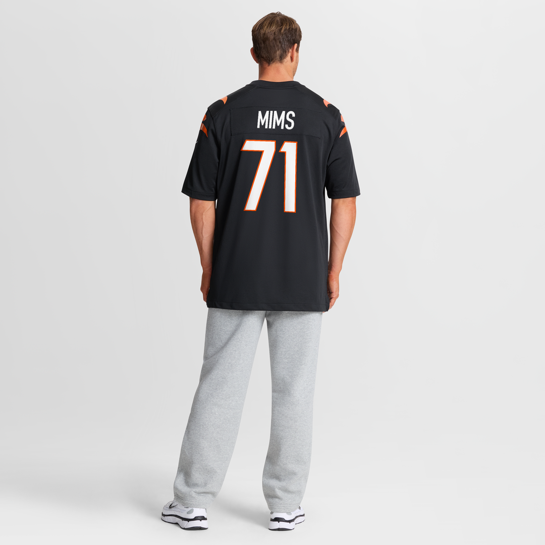 Amarius Mims Cincinnati Bengals Nike Black Player Game Jersey