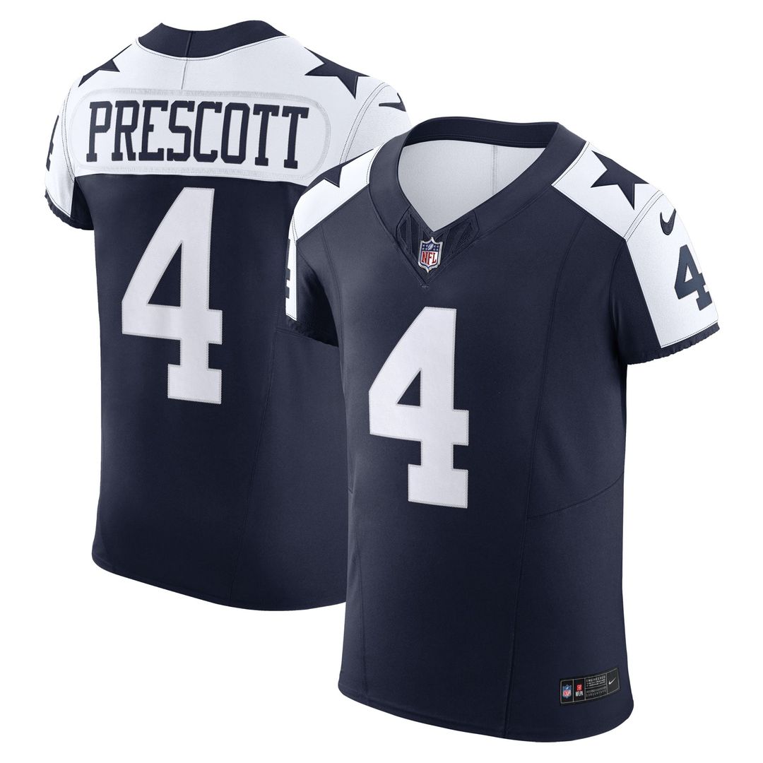 Dak Prescott Dallas Cowboys Nike Navy Alternate Vapor F.U.S.E. Elite Jersey