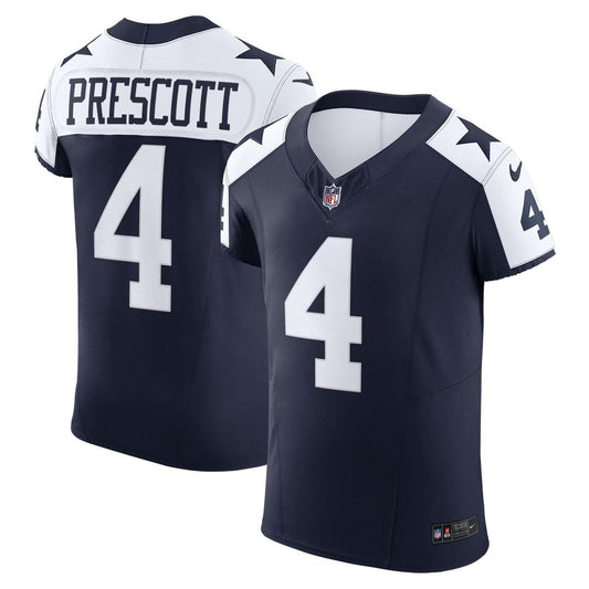 Dak Prescott Dallas Cowboys Nike Navy Alternate Vapor F.U.S.E. Elite Jersey