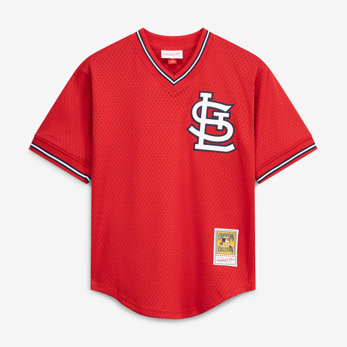 St. Louis Cardinals Ozzie Smith Mitchell & Ness Navy Authentic Batting Practice Jersey