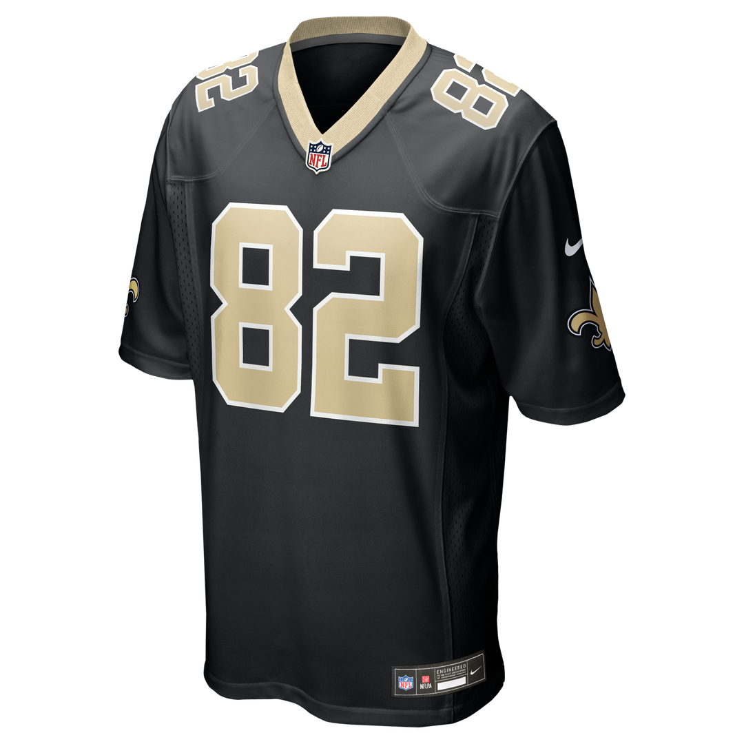 Bob Pollard New Orleans Saints Nike Black Game Retired Player Jersey