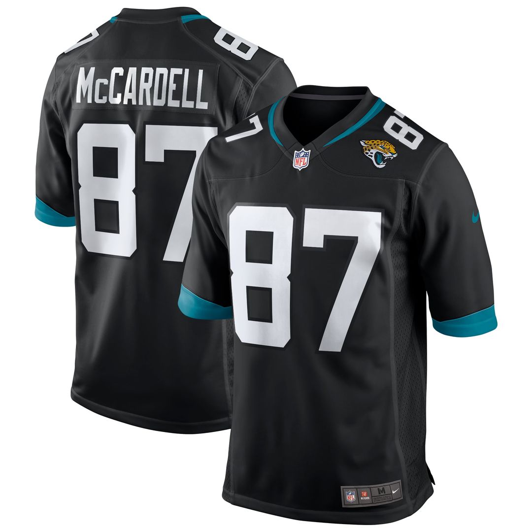 Keenan McCardell Jacksonville Jaguars Nike Black Retired Player Alternate Game Jersey
