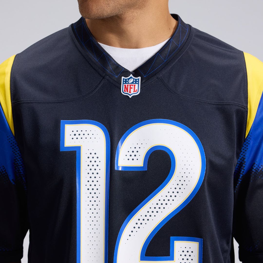 Puka Nacua Los Angeles Rams Nike Dark Blue Rivalries Collection Game Jersey