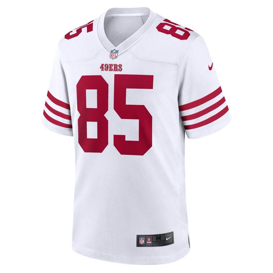 George Kittle San Francisco 49ers Nike White Player Game Jersey