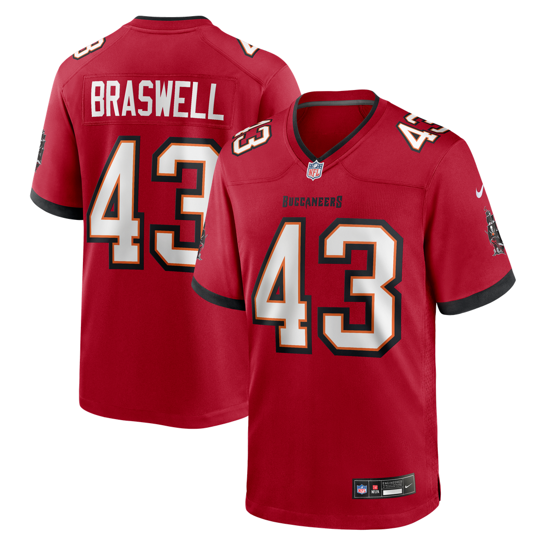 Chris Braswell Tampa Bay Buccaneers Nike Red Game Jersey