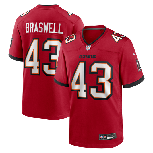 Chris Braswell Tampa Bay Buccaneers Nike Red Game Jersey