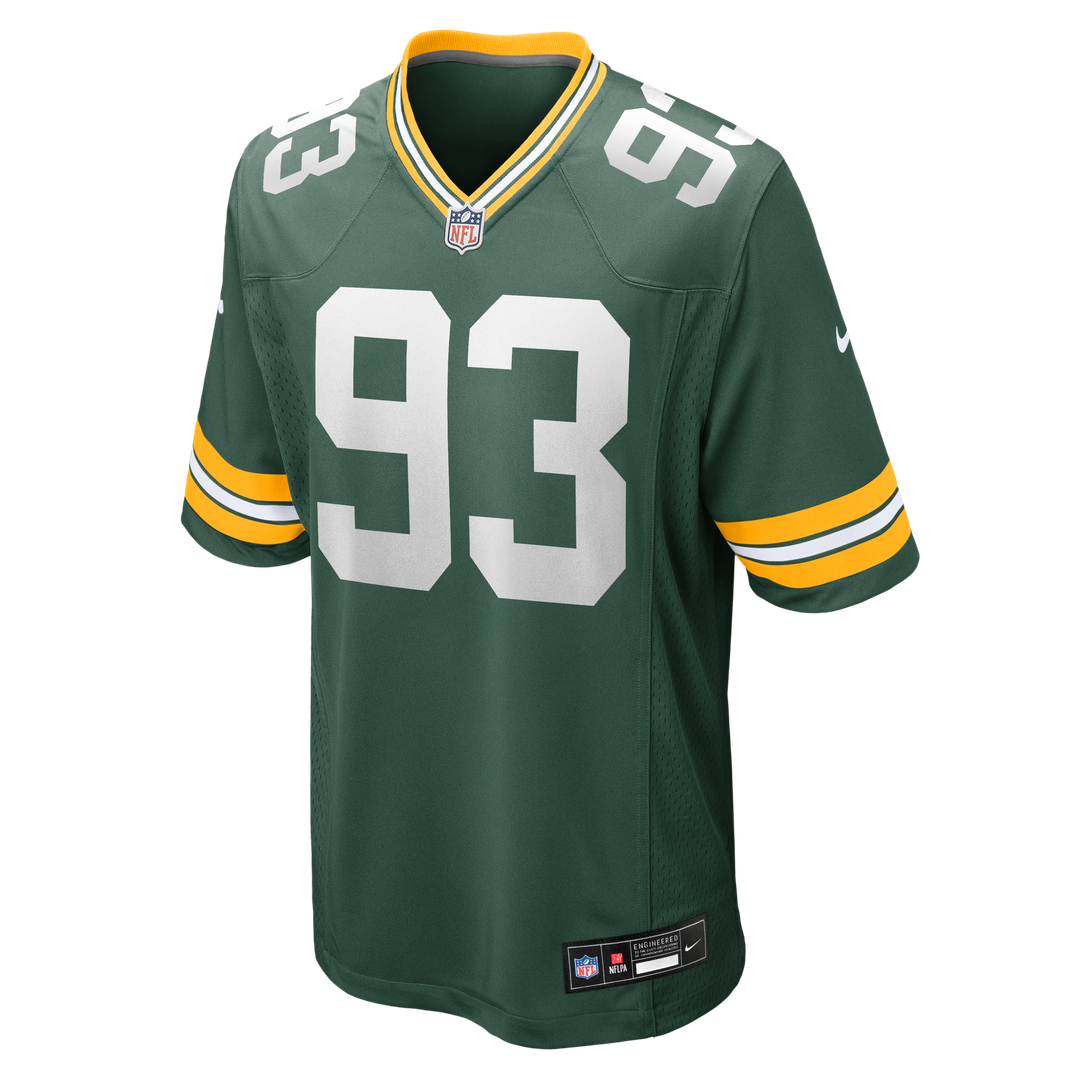 Nazir Stackhouse Green Bay Packers Nike Green Team Game Jersey