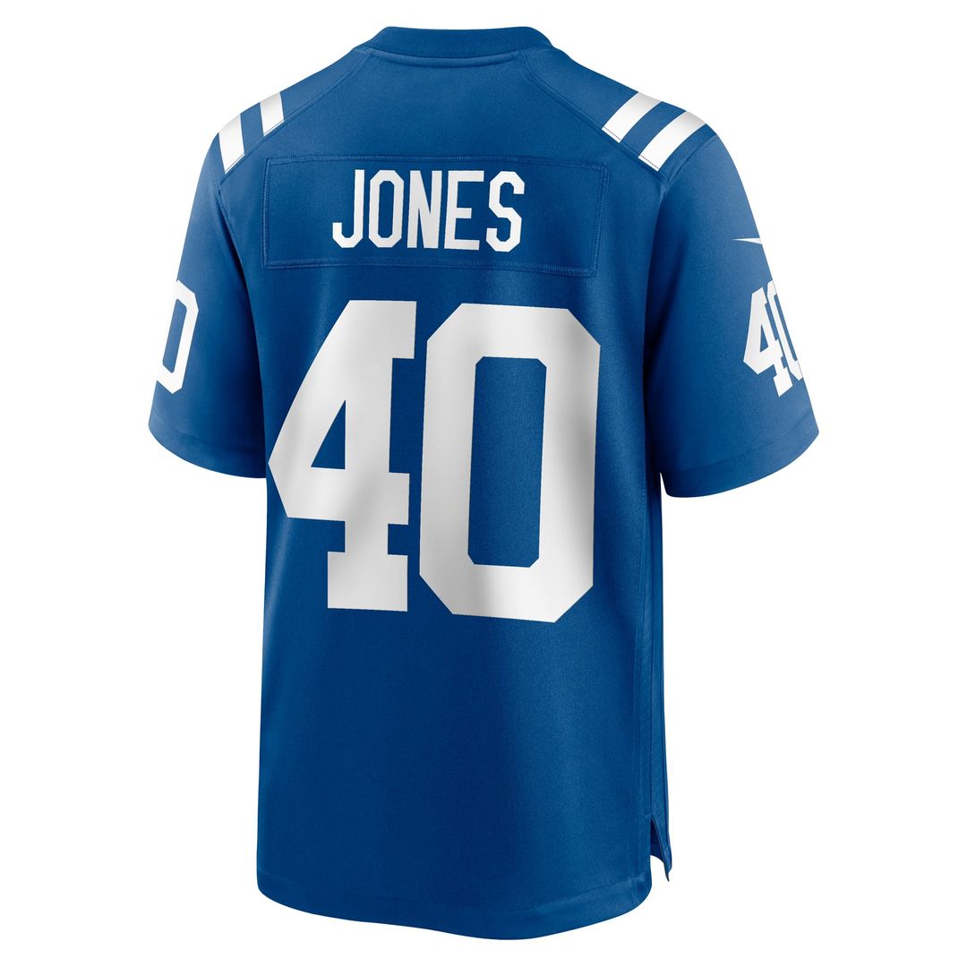 Jaylon Jones Indianapolis Colts Nike Royal Team Game Jersey