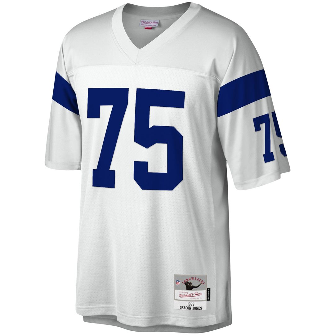 Deacon Jones Los Angeles Rams Mitchell & Ness White Legacy Replica Jersey