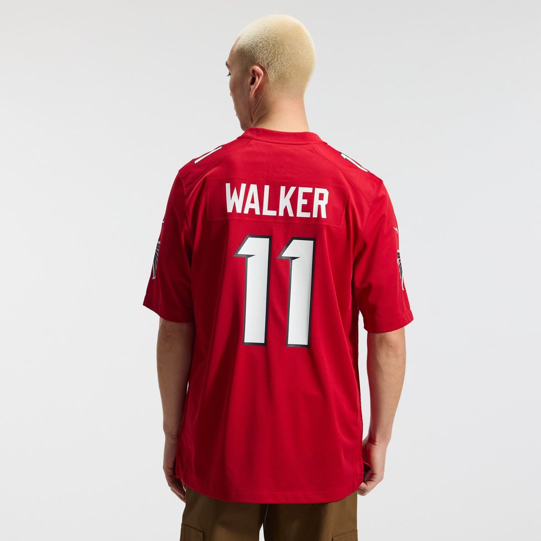 Jalon Walker Atlanta Falcons Nike White Game Jersey
