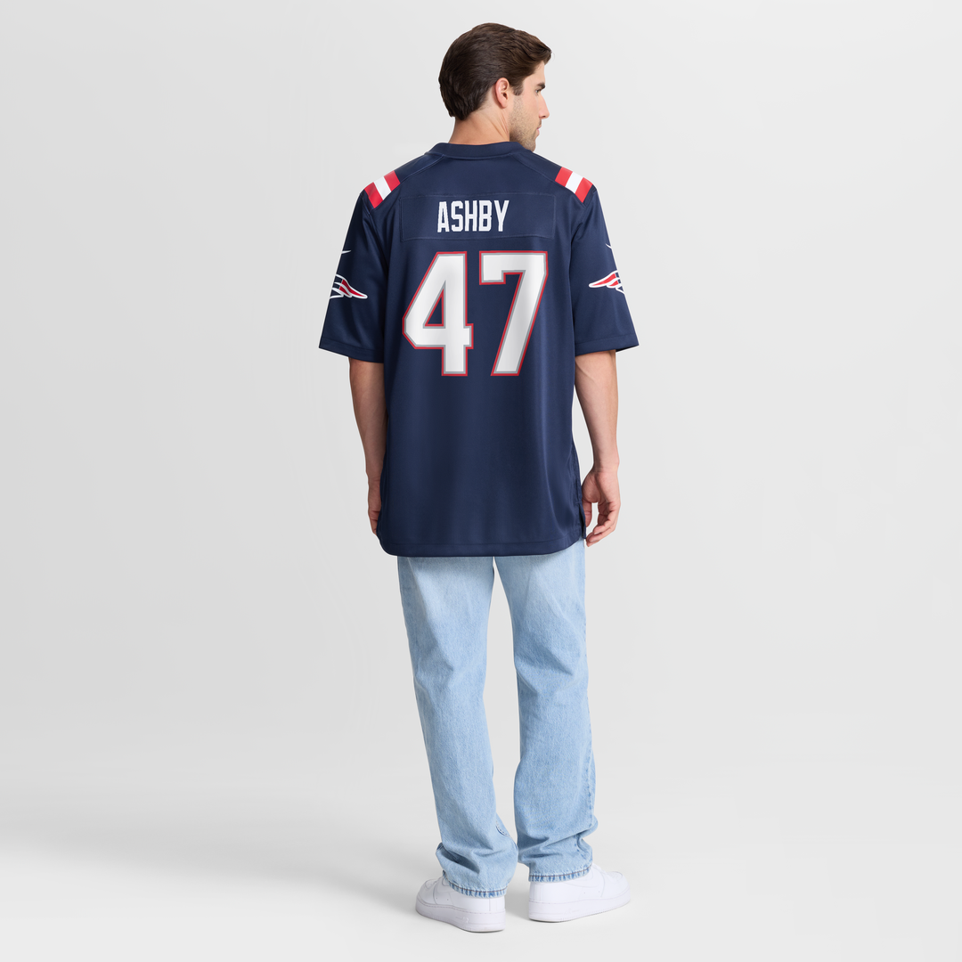 Julian Ashby New England Patriots Nike Navy Team Game Jersey