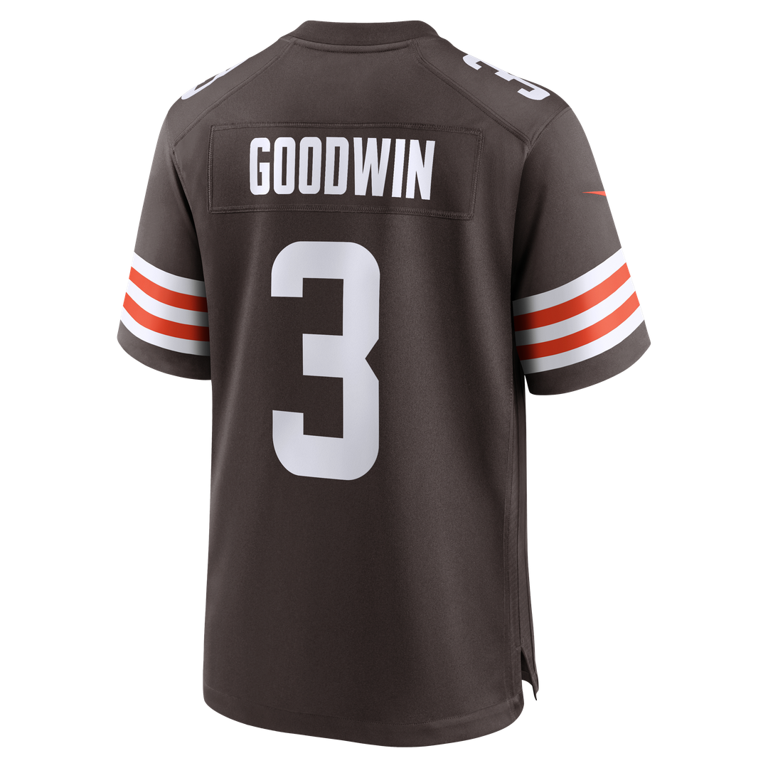 Marquise Goodwin Cleveland Browns Nike Brown Team Game Jersey