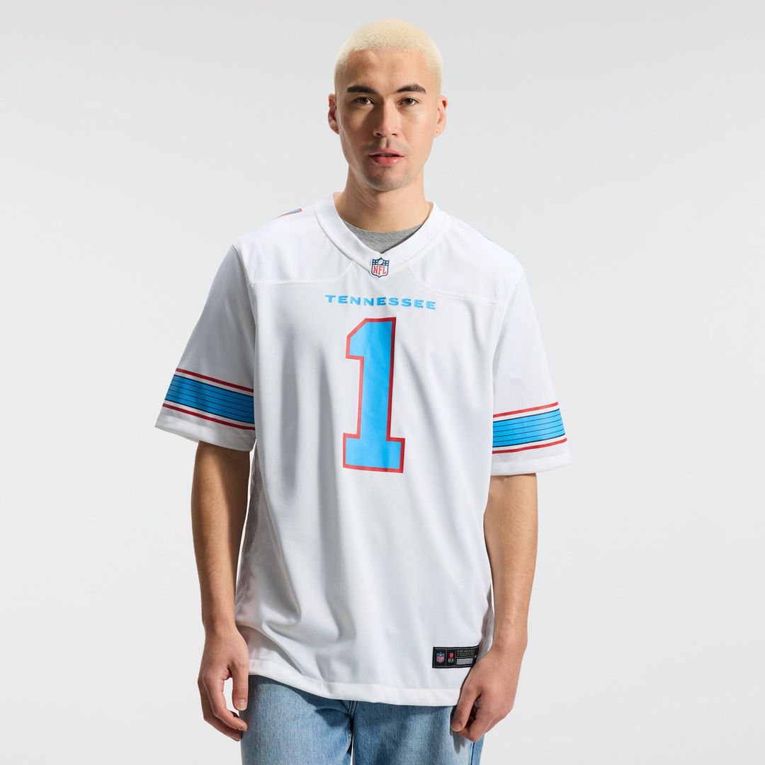 Cameron Ward Tennessee Titans Nike Light Blue Game Jersey