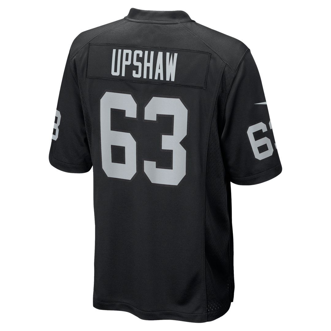 Gene Upshaw Las Vegas Raiders Nike Black Game Retired Player Jersey