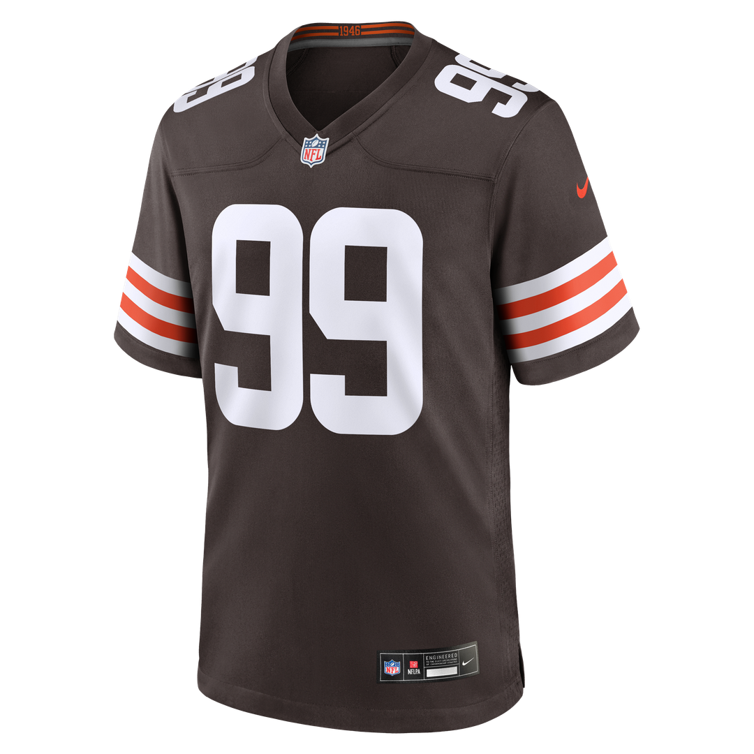 Logan Fano Cleveland Browns Nike Brown Team Game Jersey
