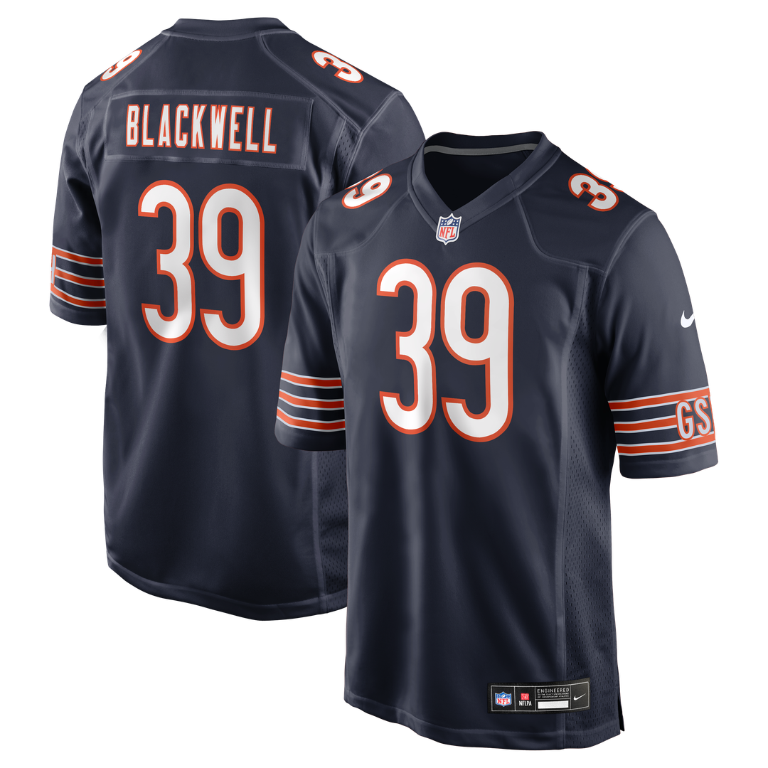 Josh Blackwell Chicago Bears Nike Navy Game Player Jersey