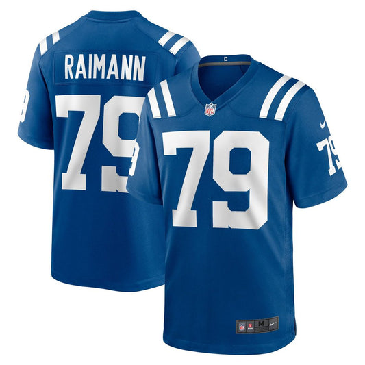 Bernhard Raimann Indianapolis Colts Nike Royal Player Game Jersey