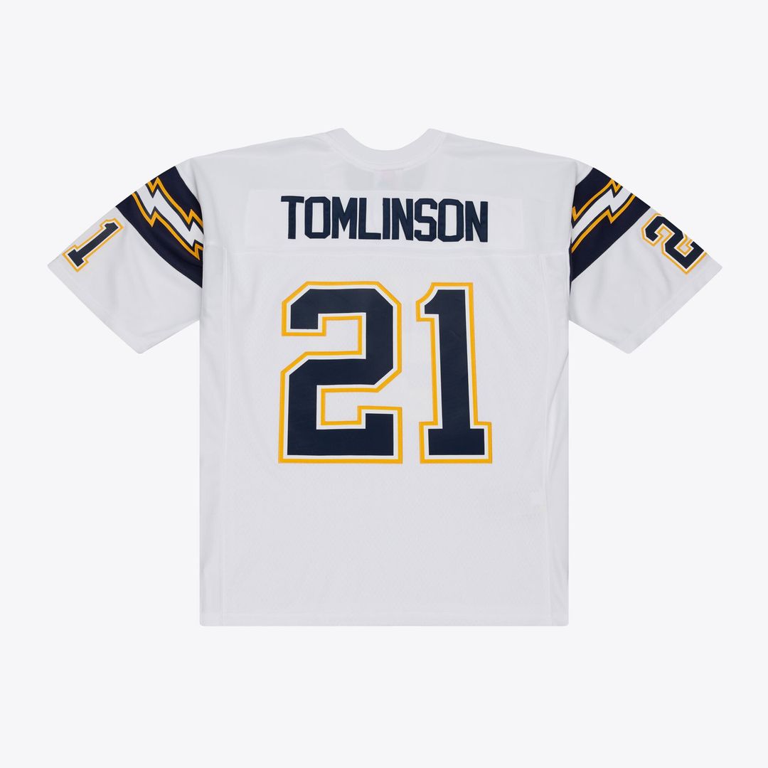 LaDainian Tomlinson San Diego Chargers Mitchell & Ness White 2001 Legacy Replica Player Jersey