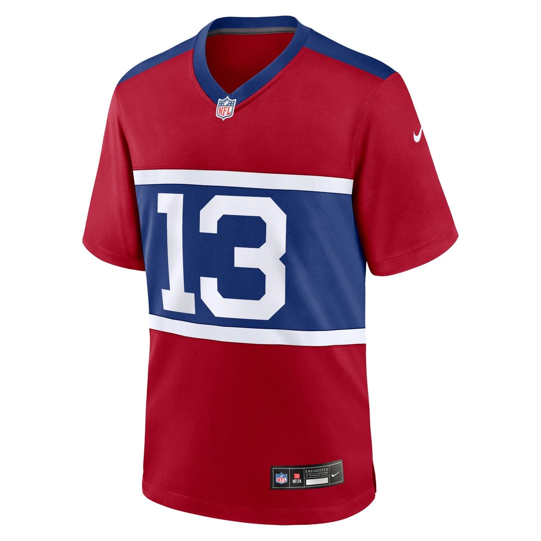 Jalin Hyatt New York Giants Nike Century Red Alternate Player Game Jersey