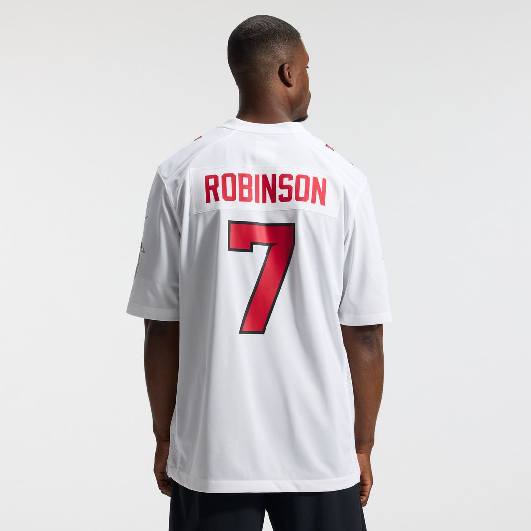 Bijan Robinson Atlanta Falcons Nike White Game Jersey