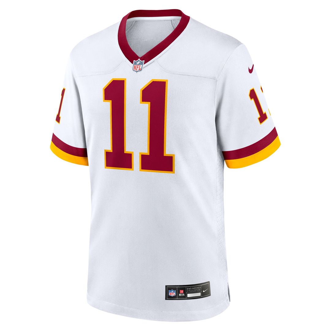 Luke McCaffrey Washington Commanders Nike Black Hail Raiser Alternate Game Jersey