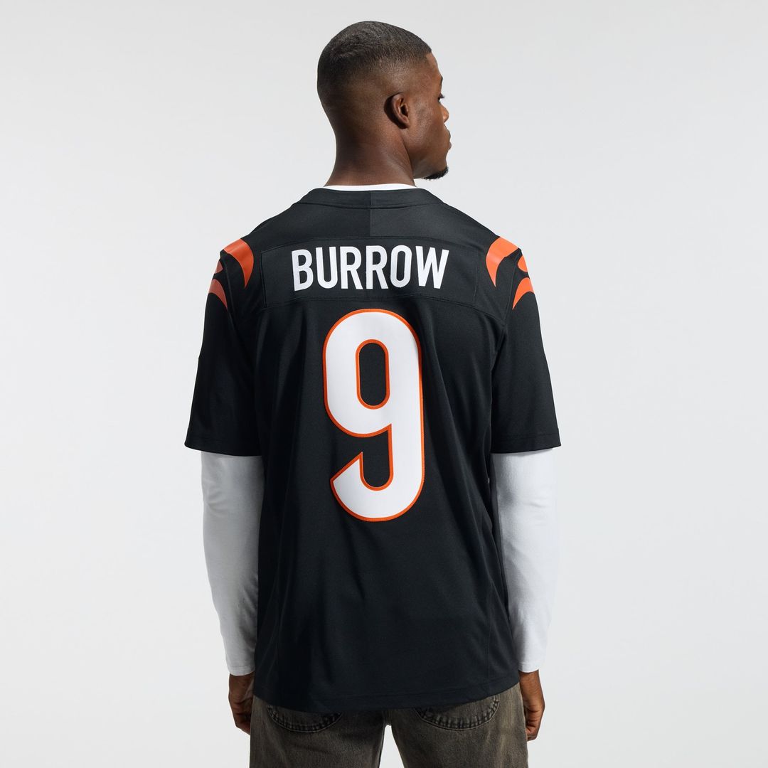 Joe Burrow Cincinnati Bengals Nike Orange Alternate Vapor F.U.S.E. Stitched Limited Jersey