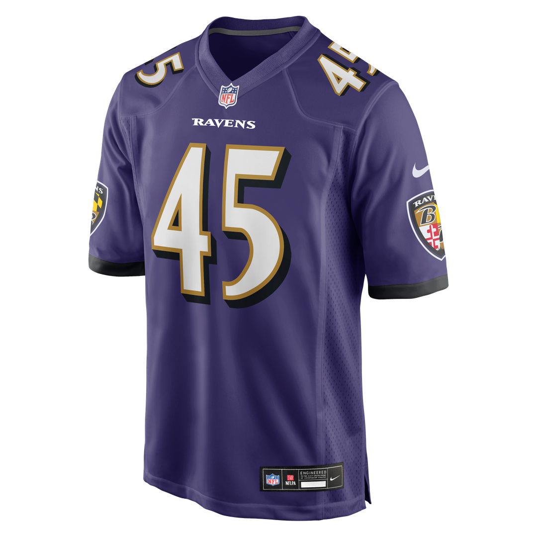 Mike Green Baltimore Ravens Nike Purple Team Game Jersey