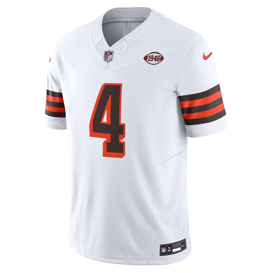 Deshaun Watson Cleveland Browns Nike White Vapor F.U.S.E. Limited Jersey
