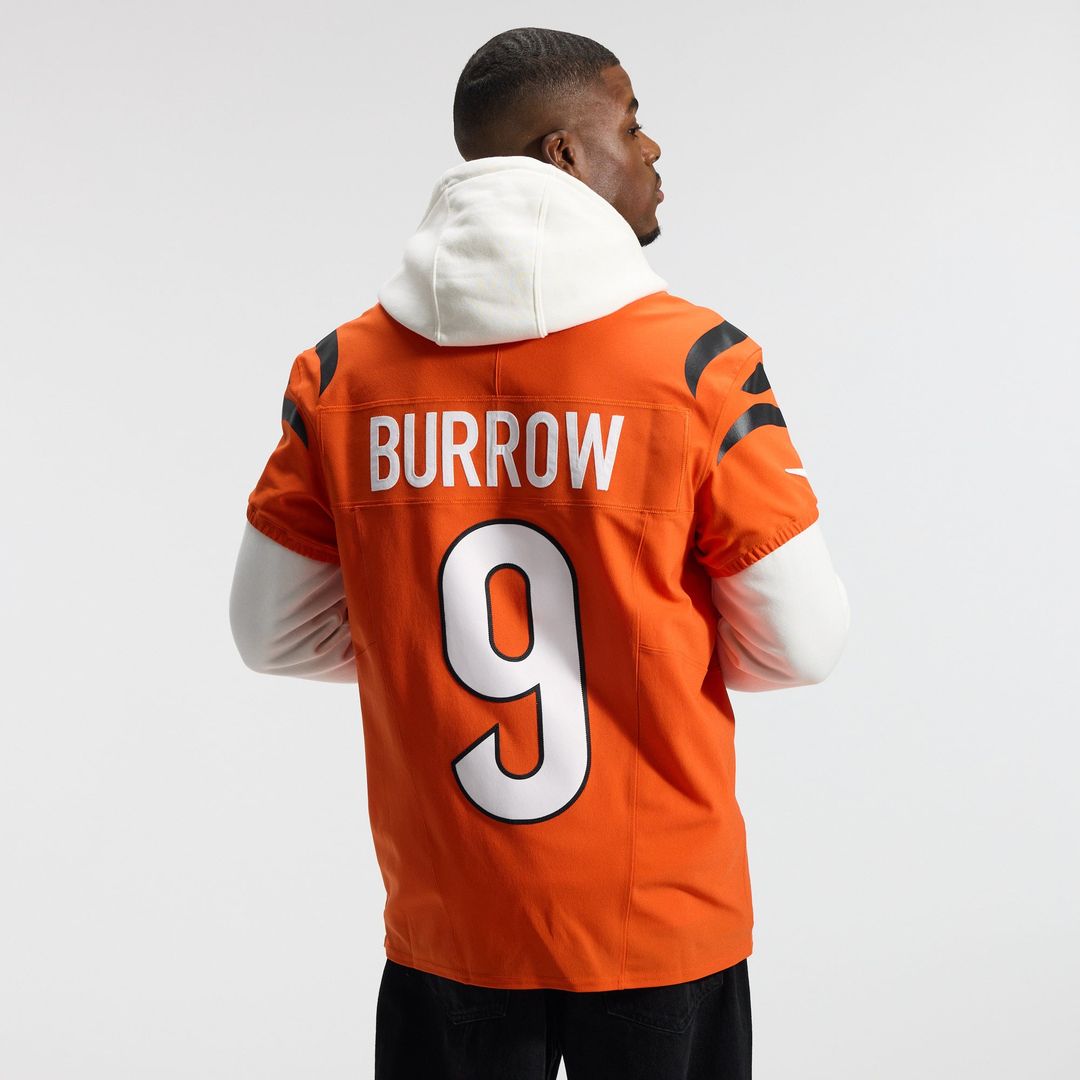 Joe Burrow Cincinnati Bengals Nike Orange Team Vapor F.U.S.E. Elite Jersey