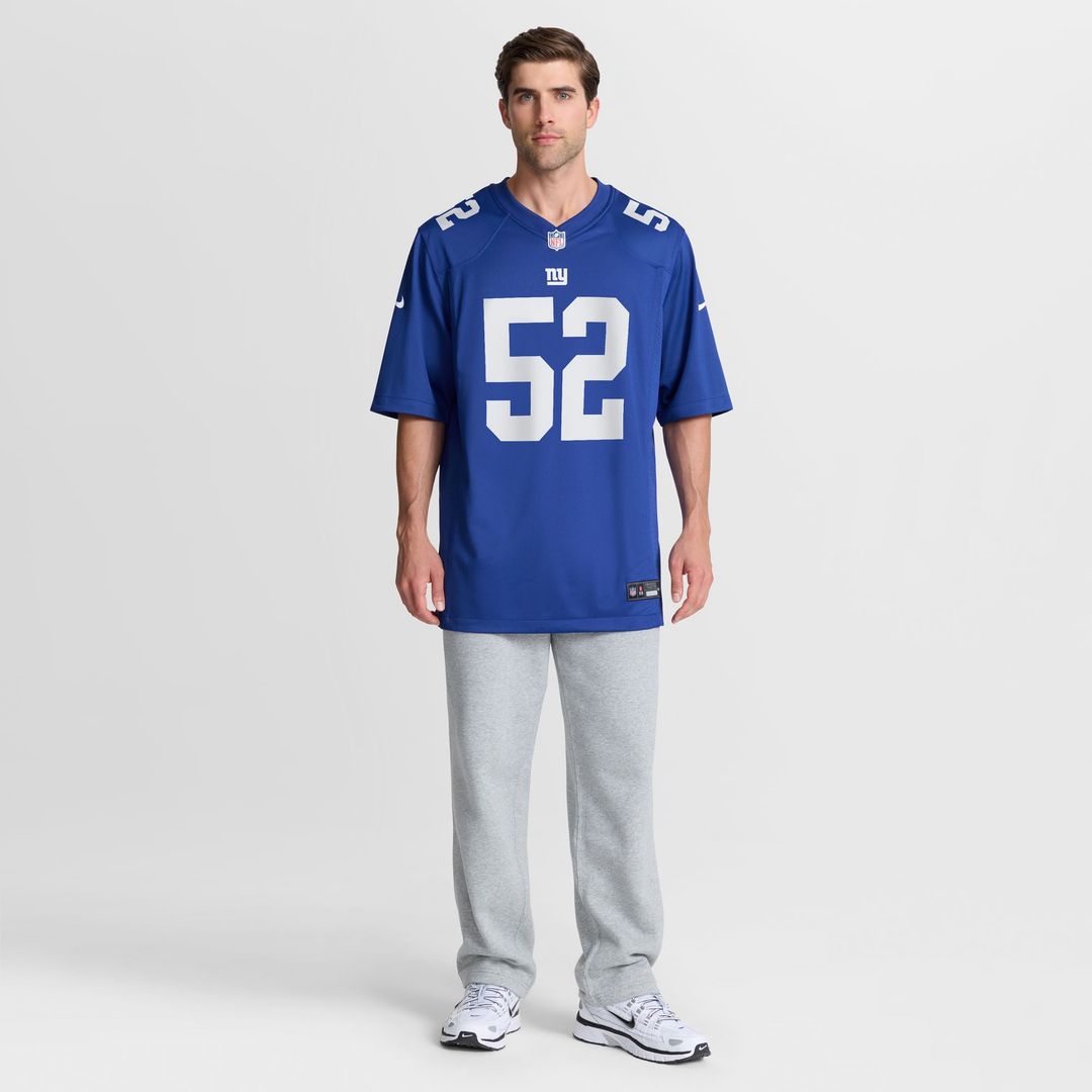 Arvell Reese New York Giants Nike Royal Team Game Jersey
