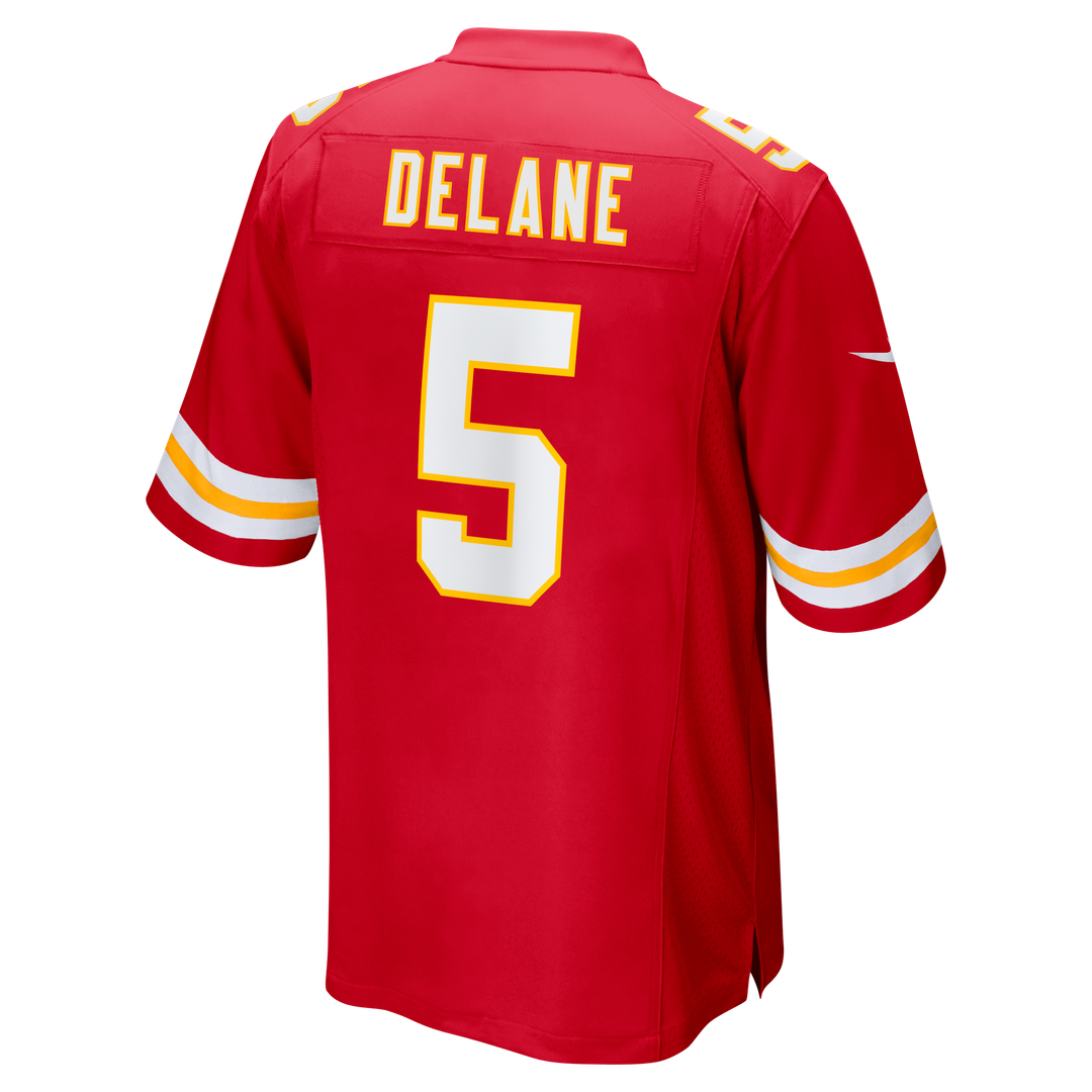 Mansoor Delane Kansas City Chiefs Nike Red Team Game Jersey