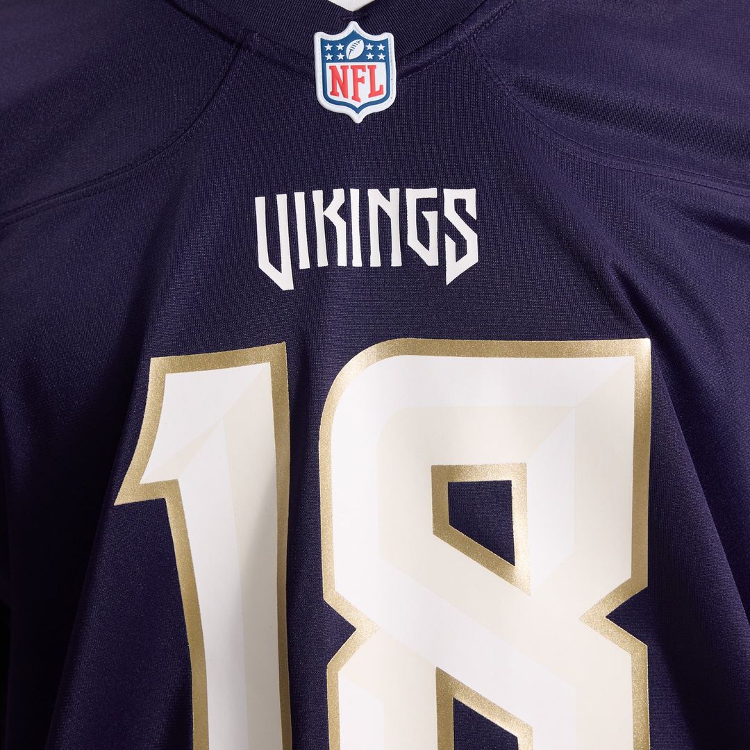 Justin Jefferson Minnesota Vikings Nike Purple 2026 Rivalries Collection Game Jersey