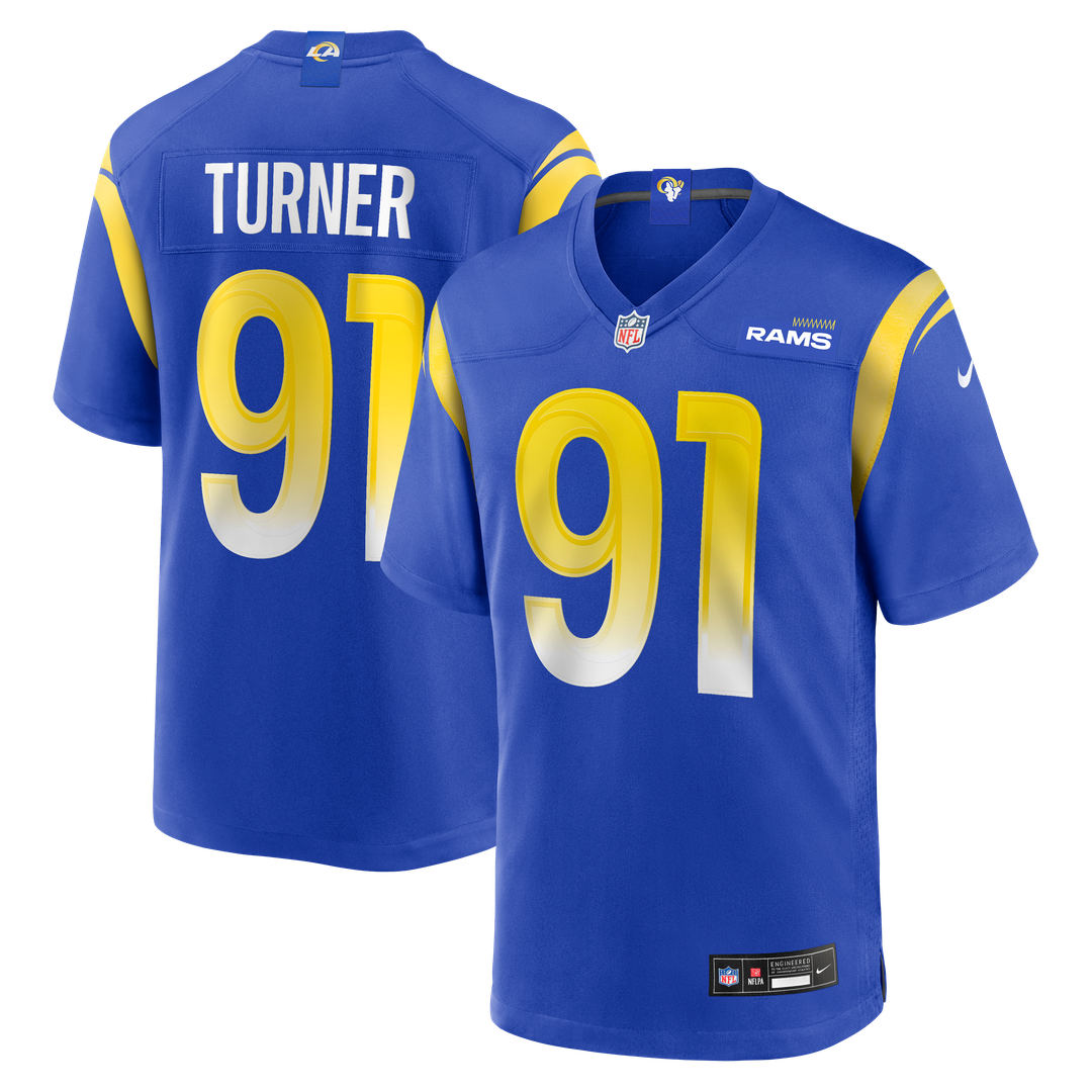 Kobie Turner Los Angeles Rams Nike Royal Home Game Jersey