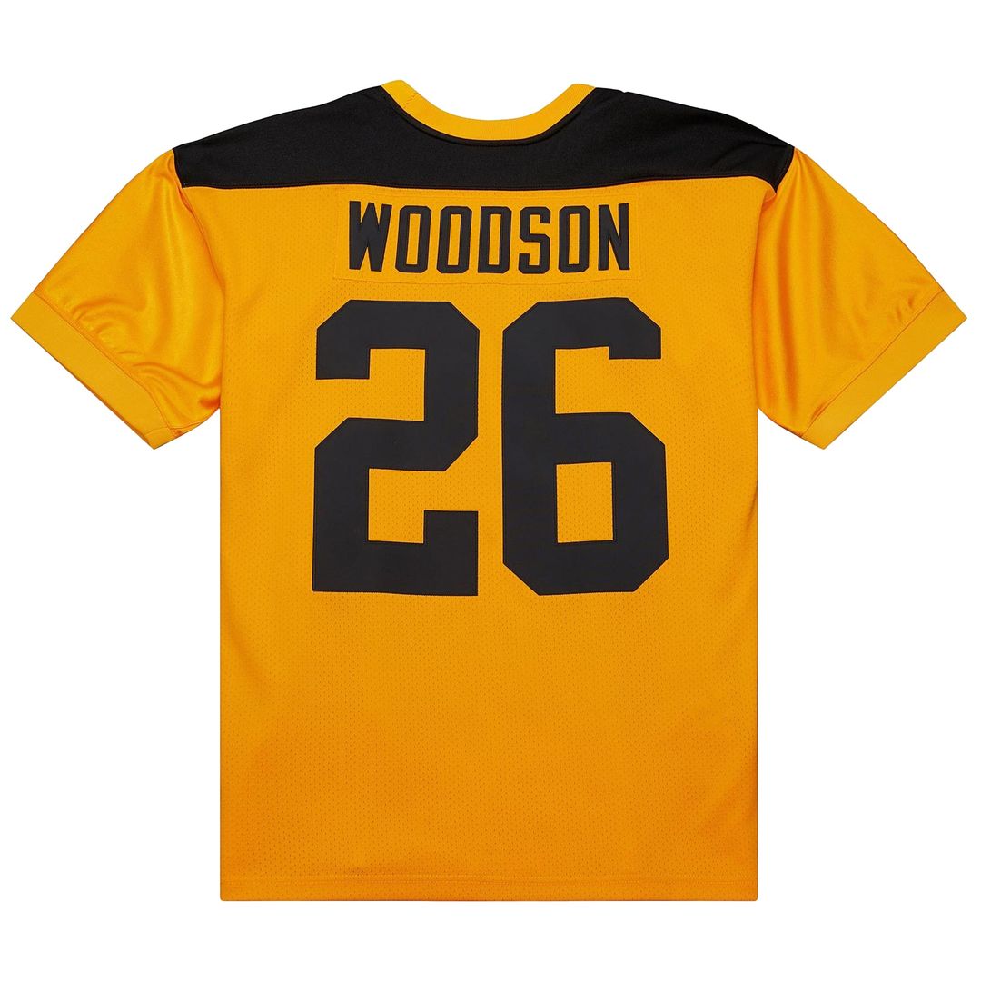 Rod Woodson Pittsburgh Steelers 1994 Mitchell & Ness Gold Authentic Throwback Retired Player Jersey