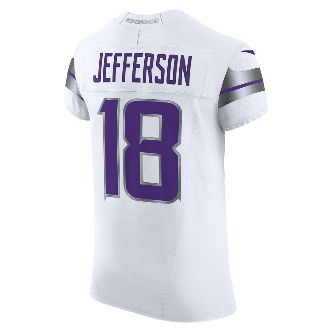 Justin Jefferson Minnesota Vikings Nike White Alternate Vapor F.U.S.E. Elite Player Jersey