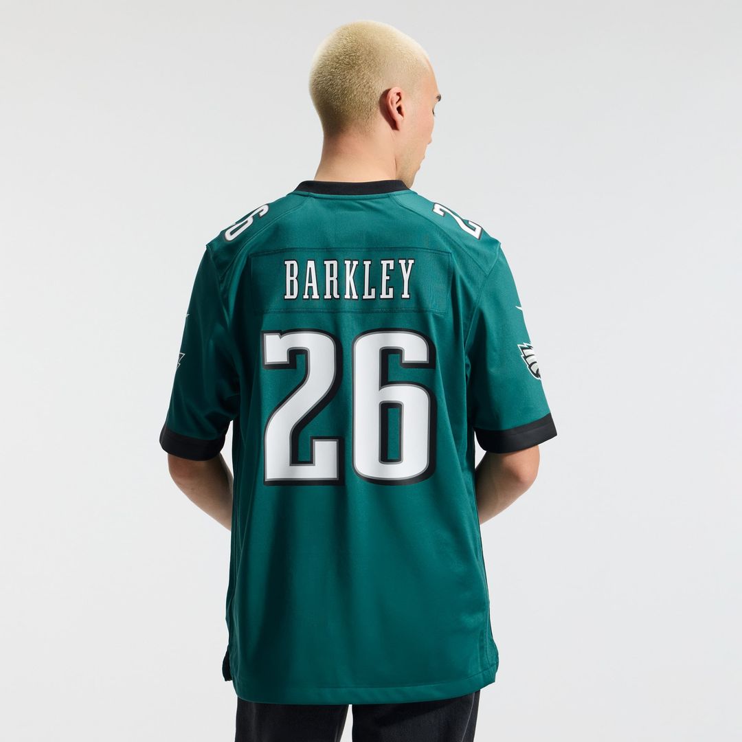 Saquon Barkley Philadelphia Eagles Nike White Game Jersey