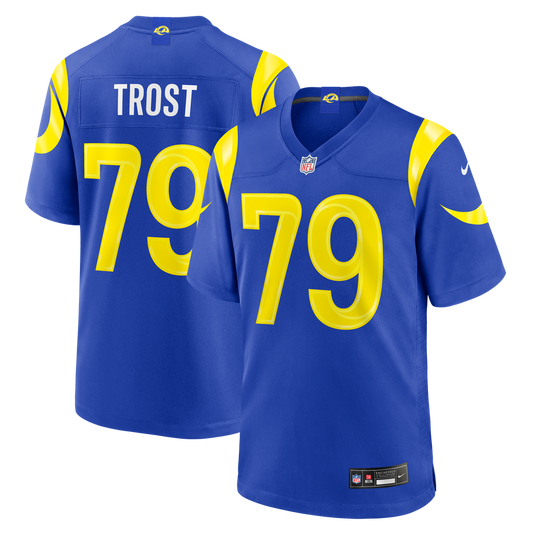 Keagen Trost Los Angeles Rams Nike Royal Team Game Jersey