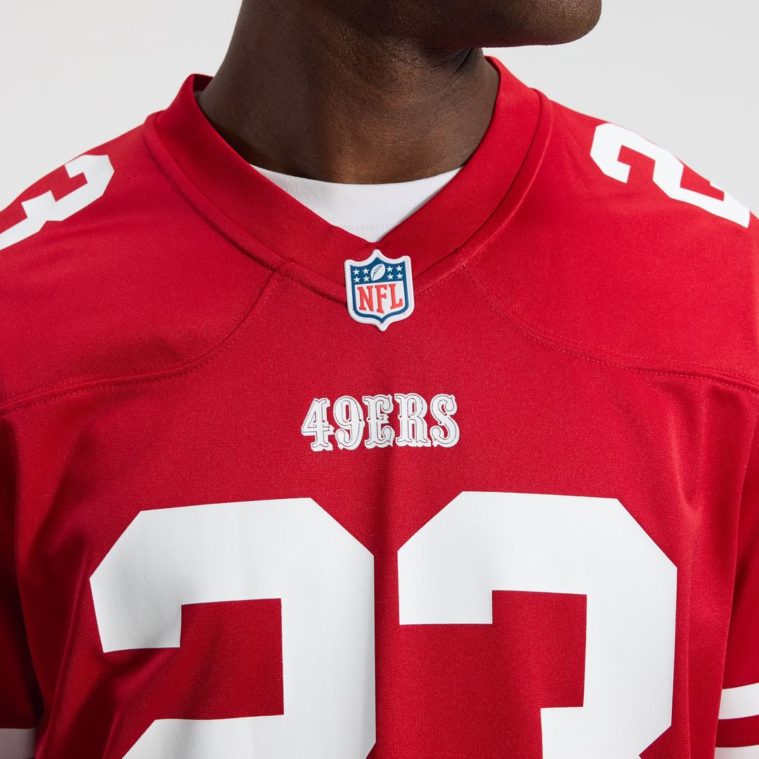 Christian McCaffrey San Francisco 49ers Nike White Game Player Jersey