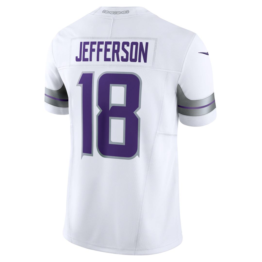 Justin Jefferson Minnesota Vikings Nike White Alternate Vapor F.U.S.E. Limited Jersey