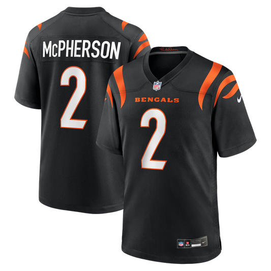 Evan McPherson Cincinnati Bengals Nike Black Game Jersey
