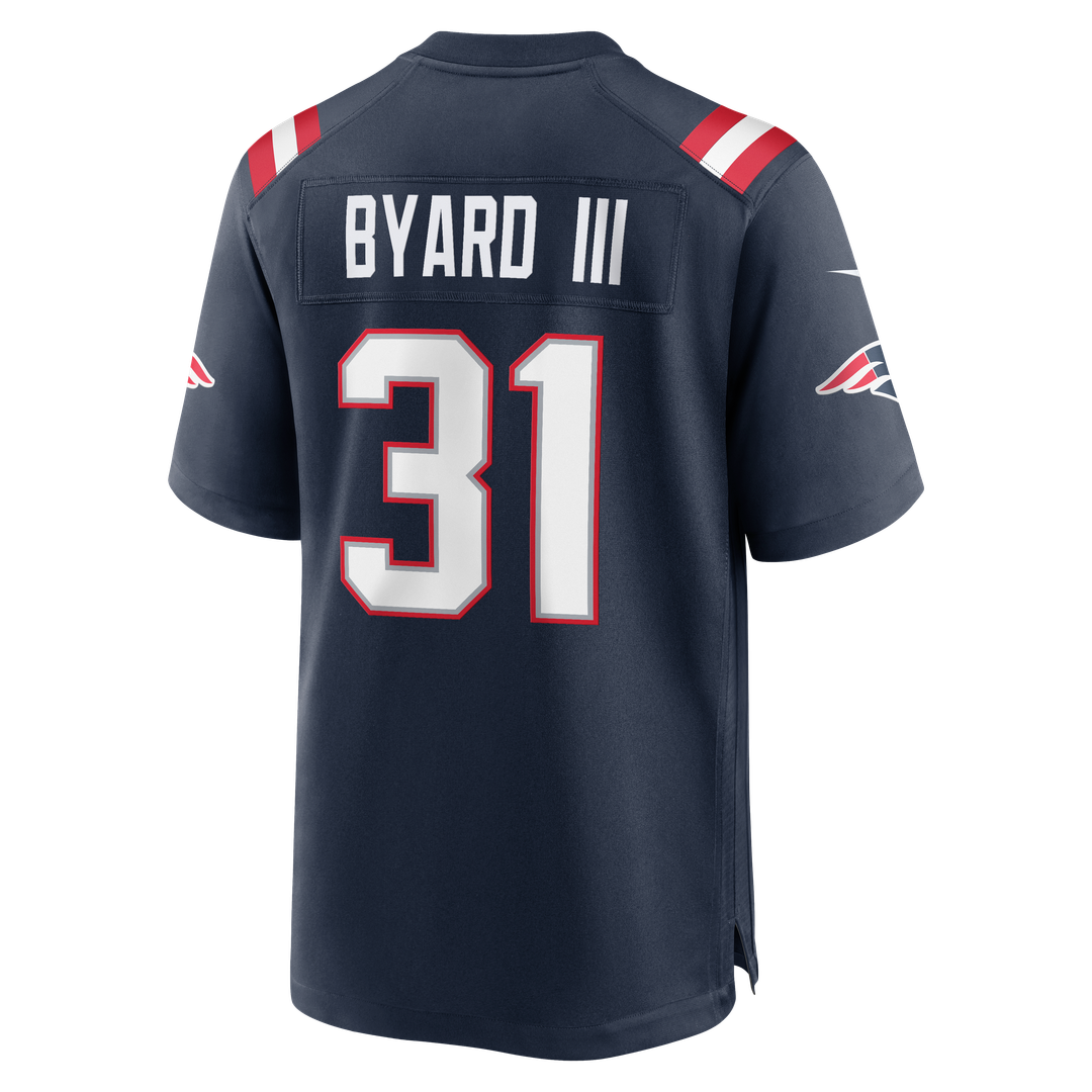 Kevin Byard III New England Patriots Nike Navy Team Game Jersey
