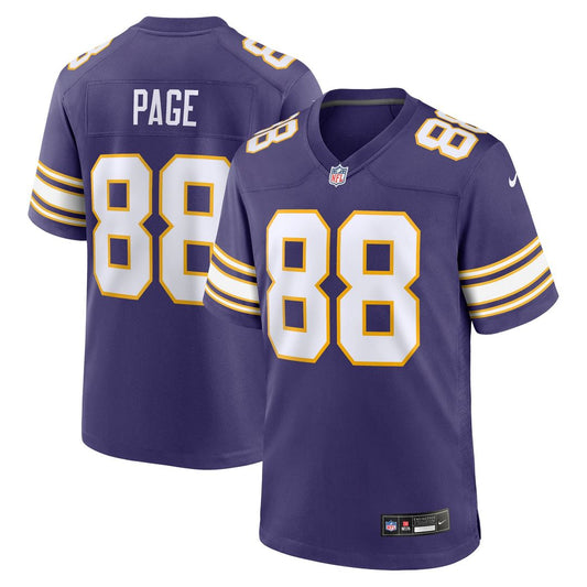 Alan Page Minnesota Vikings Nike Purple Retired Player Alternate Game Jersey