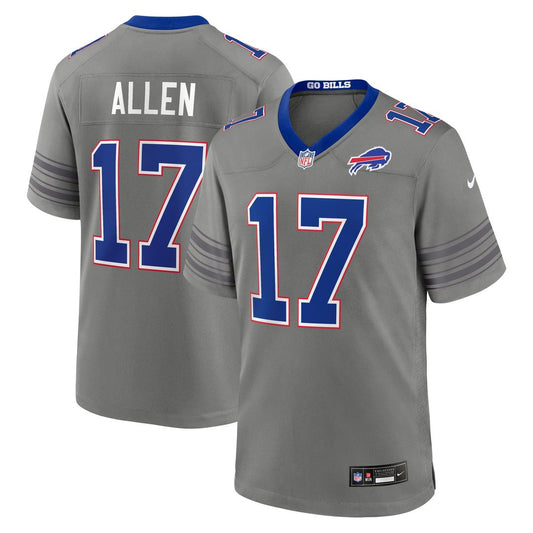 Josh Allen Buffalo Bills Nike Gray Nickel City Game Jersey