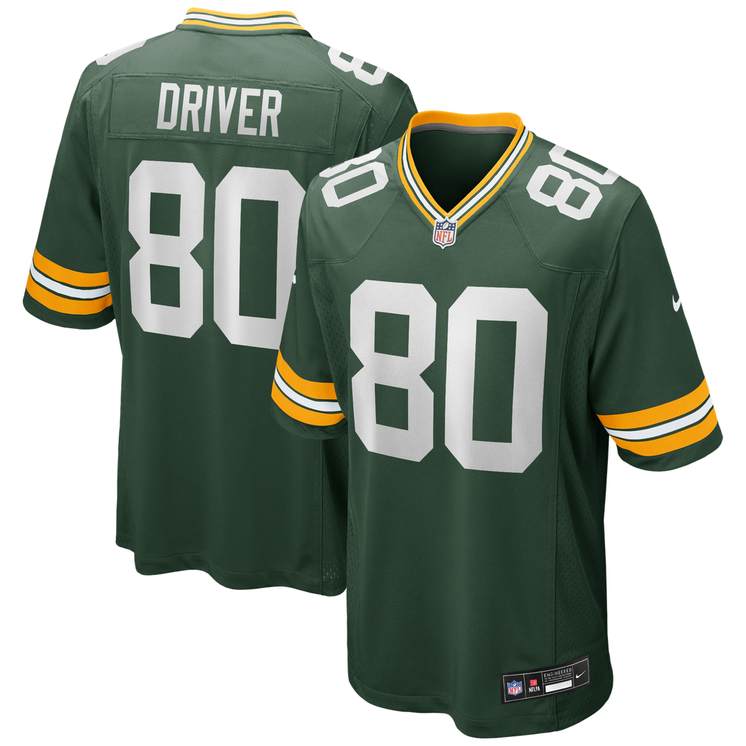 Donald Driver Green Bay Packers Nike Green Game Retired Player Jersey