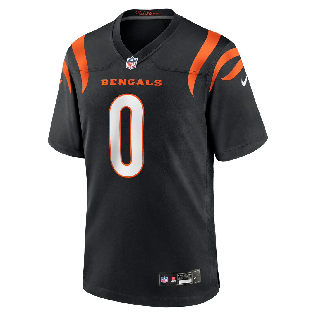DJ Turner II Cincinnati Bengals Nike Black Team Game Jersey