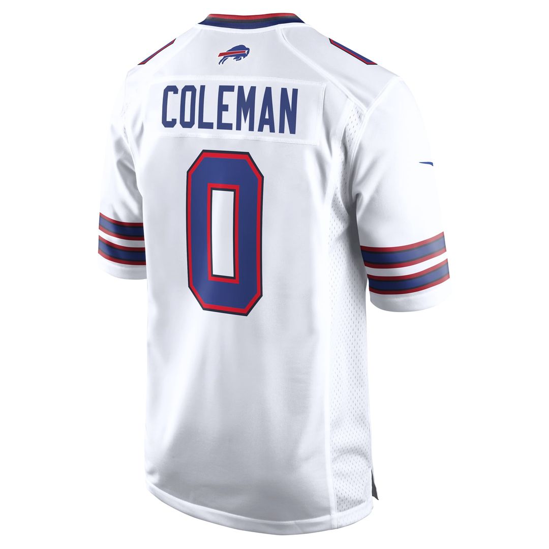Keon Coleman Buffalo Bills Nike White Game Jersey