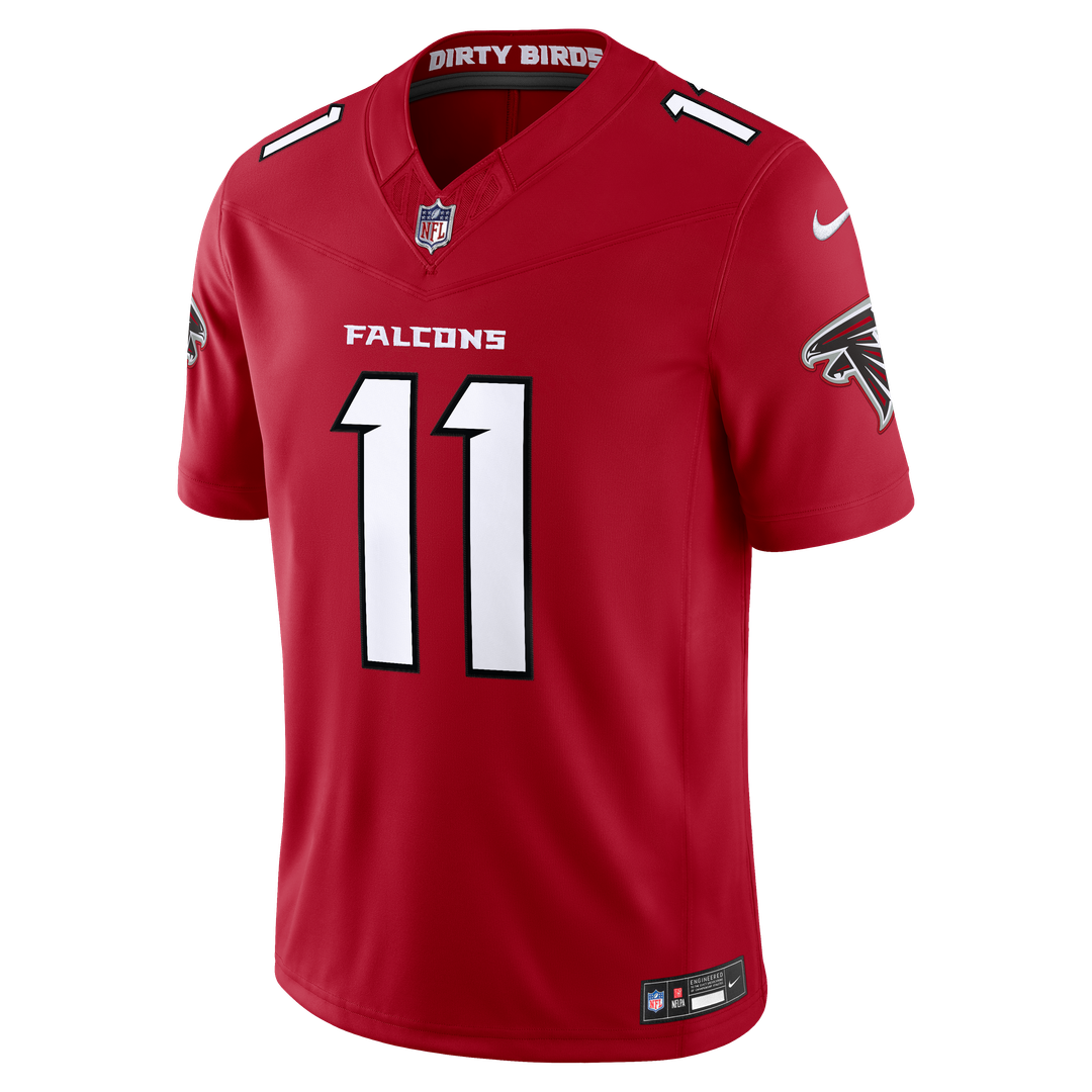 Jalon Walker Atlanta Falcons Nike Red Team Vapor F.U.S.E. Stitched Limited Jersey