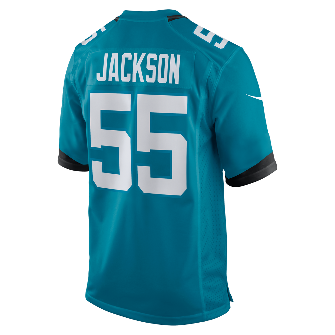 Dequan Jackson Jacksonville Jaguars Nike Teal Game Jersey